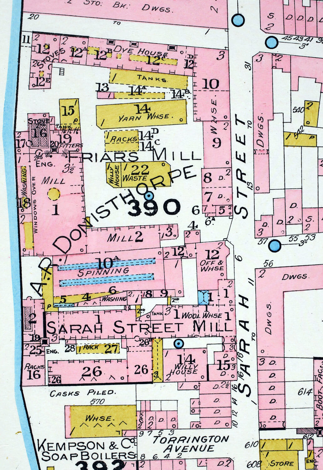 Detail from Goad Insurance Map, 1888 -