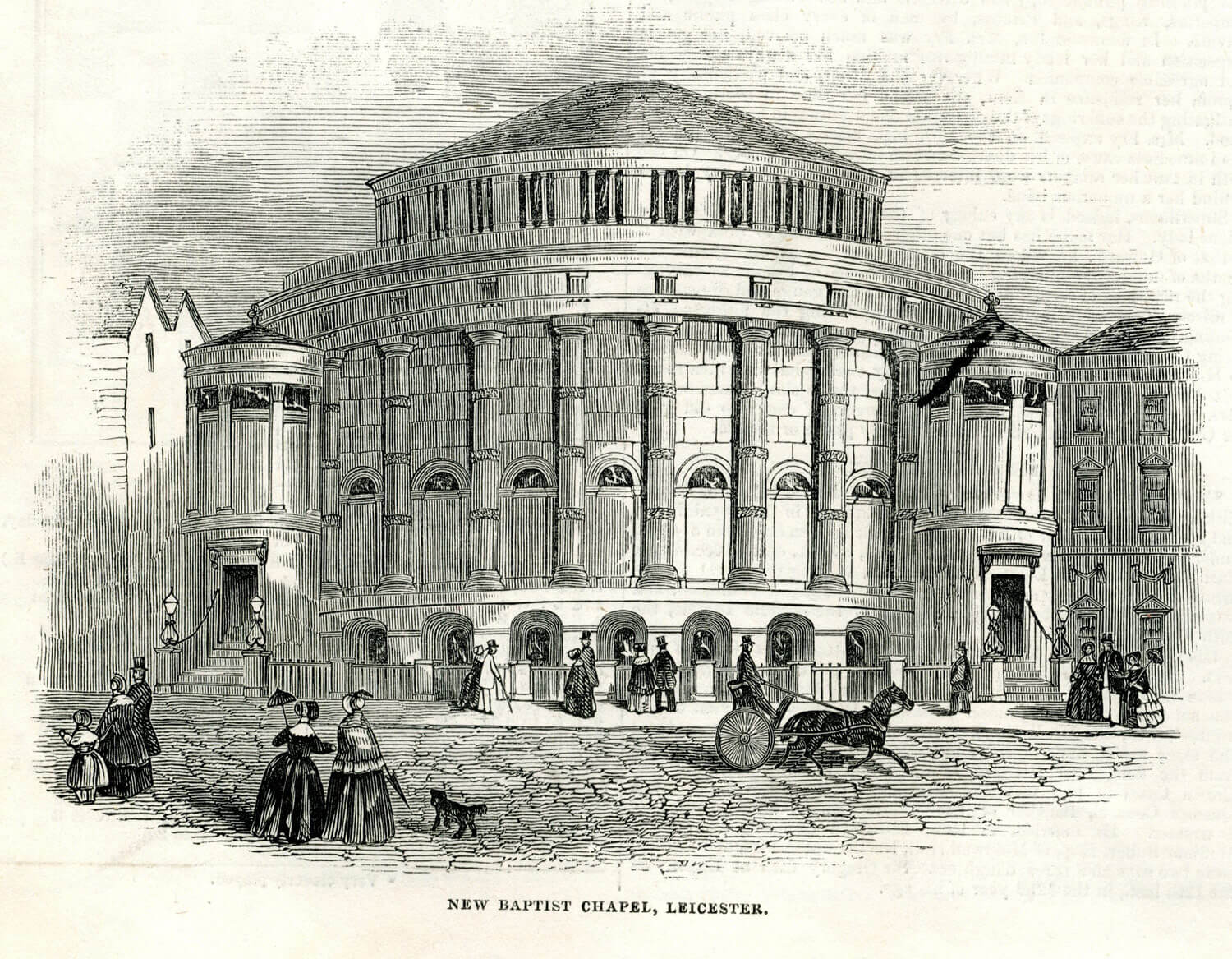 From the London Illustrated Evening News, 1845 - Courtesy of the Special Collections of the University of Leicester