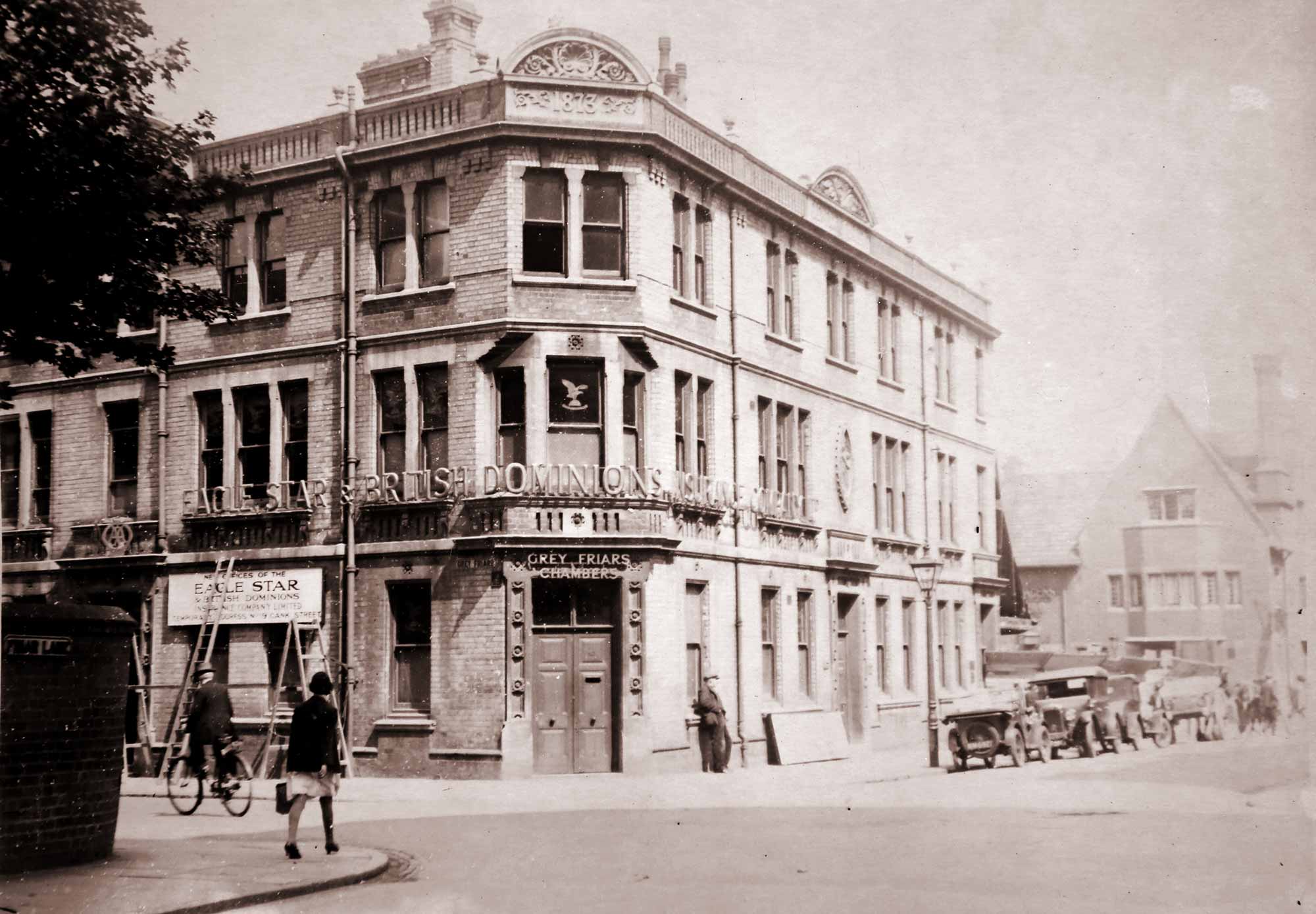 Corner of Friar Lane and Grey Friars, this building was the location of the Leicester City Council Fostering & Adoption Centre -