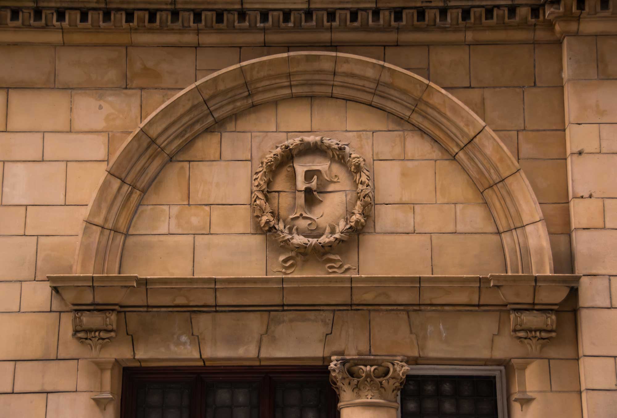 The ‘F’ carving stands for ‘Faire Bros.’ -