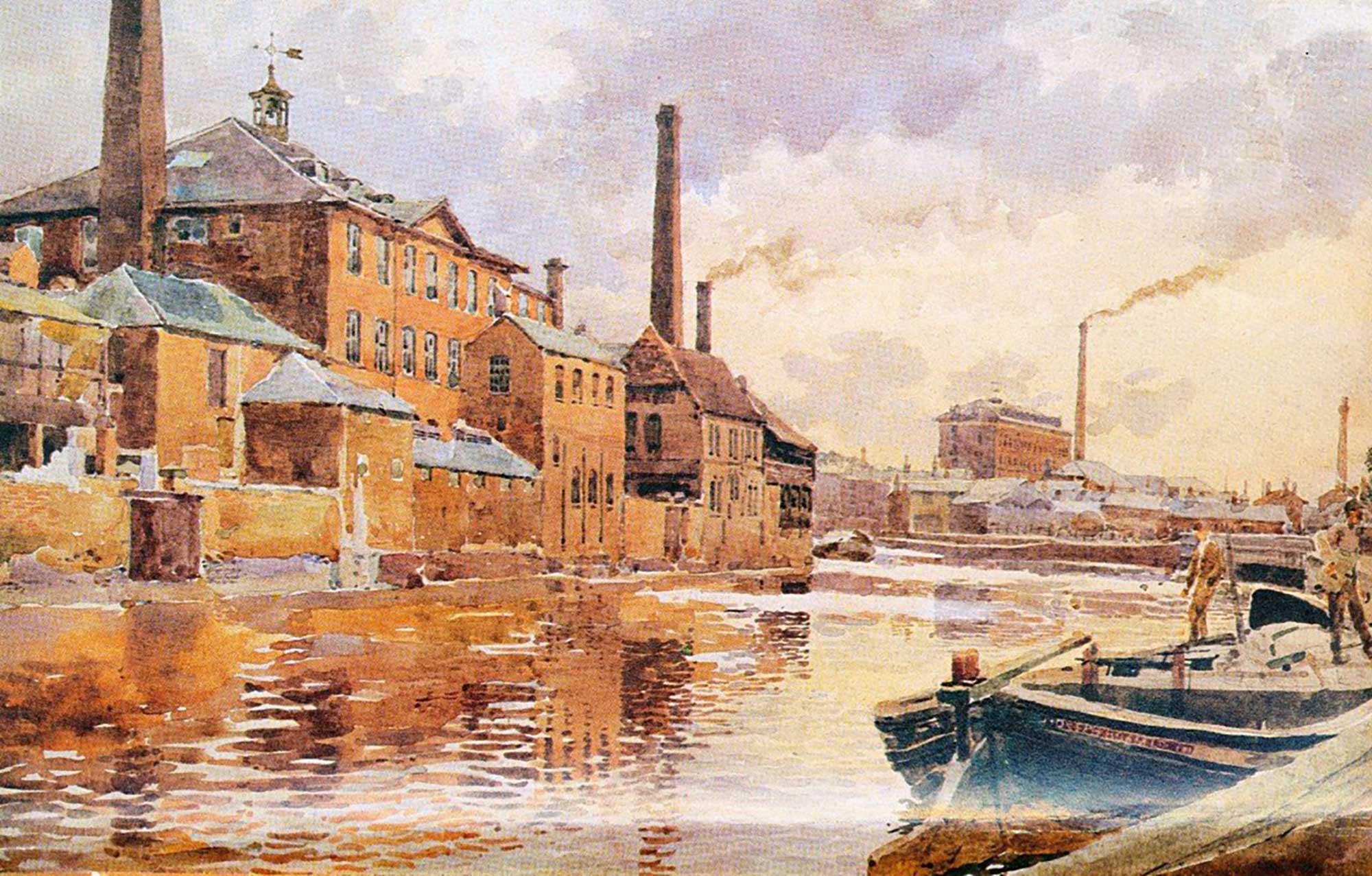 Old Factories on the Canal by George M. Henton -