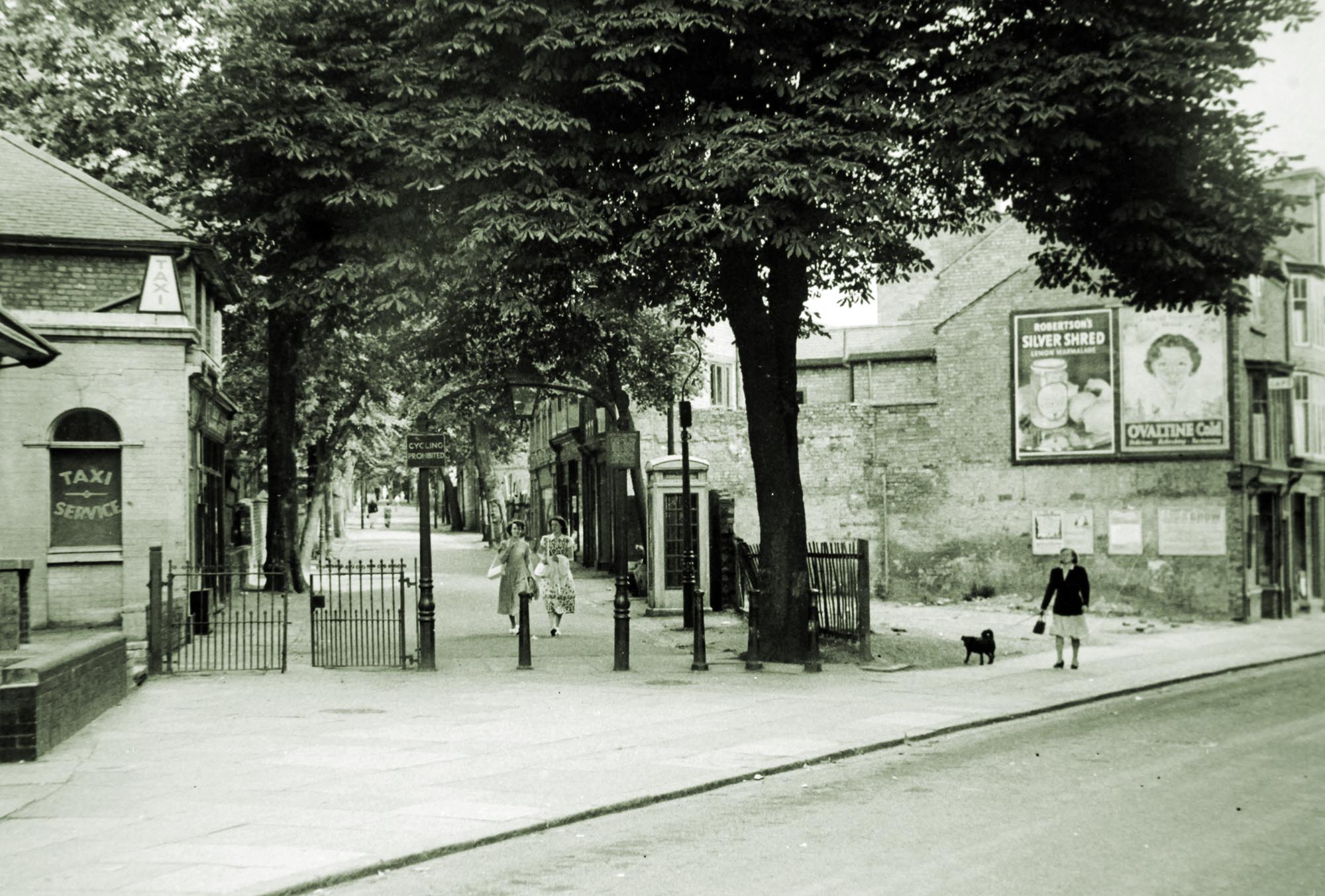 New Walk in 1951 - Leicestershire Record Office