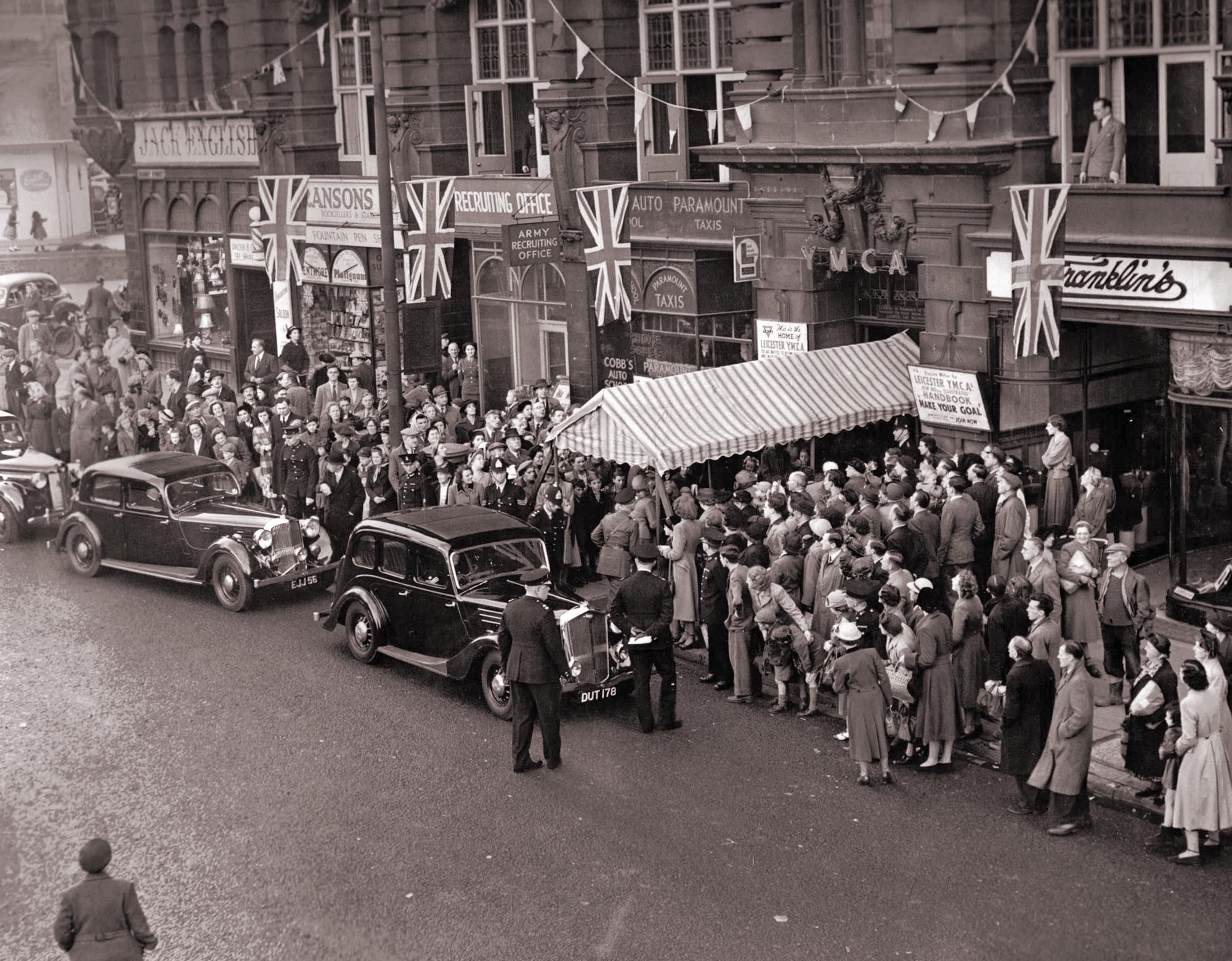 The Princess Royal visits the YMCA in 1950 -