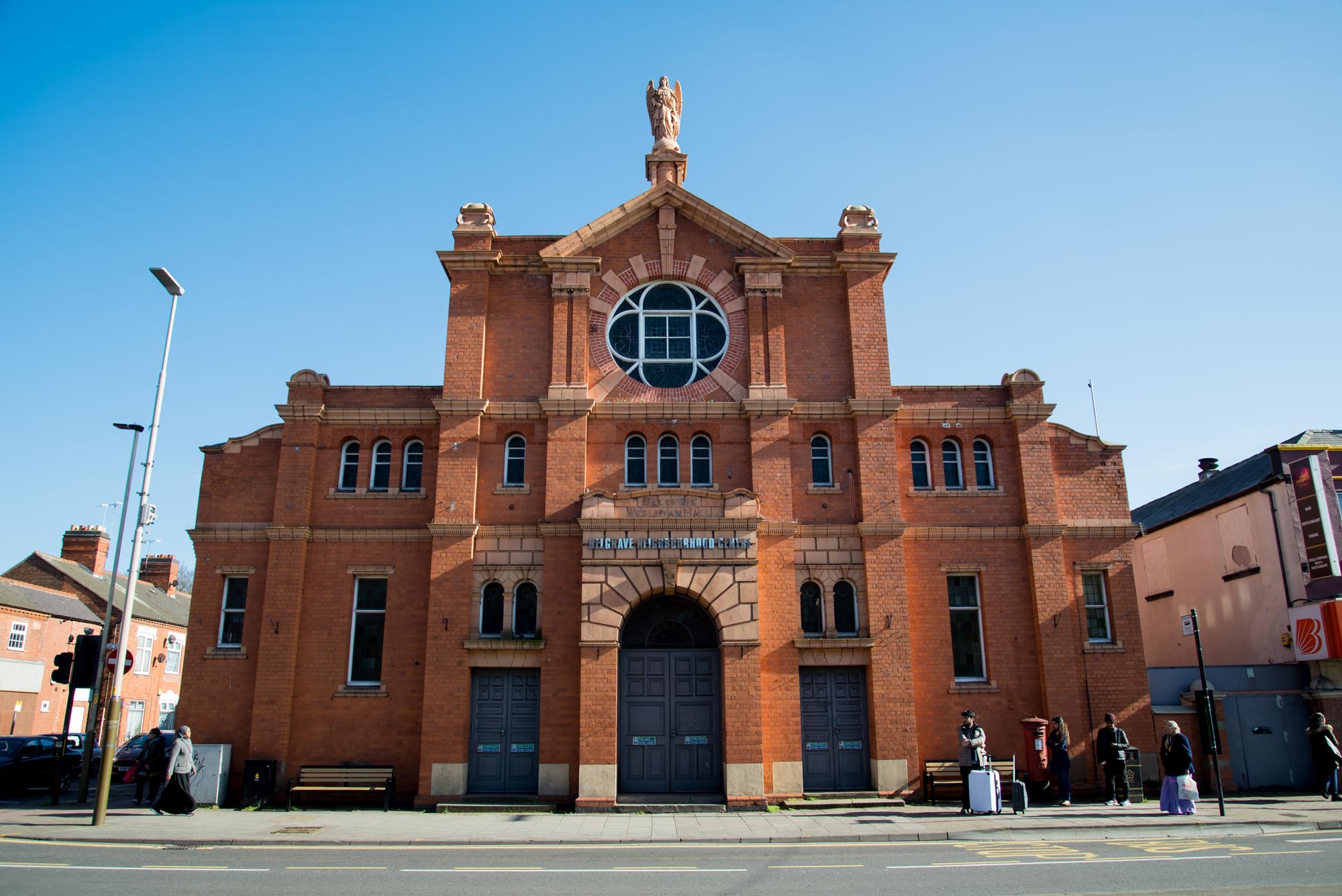 Belgrave Neighbourhood Centre as seen from Belgrave Road in 2017 -