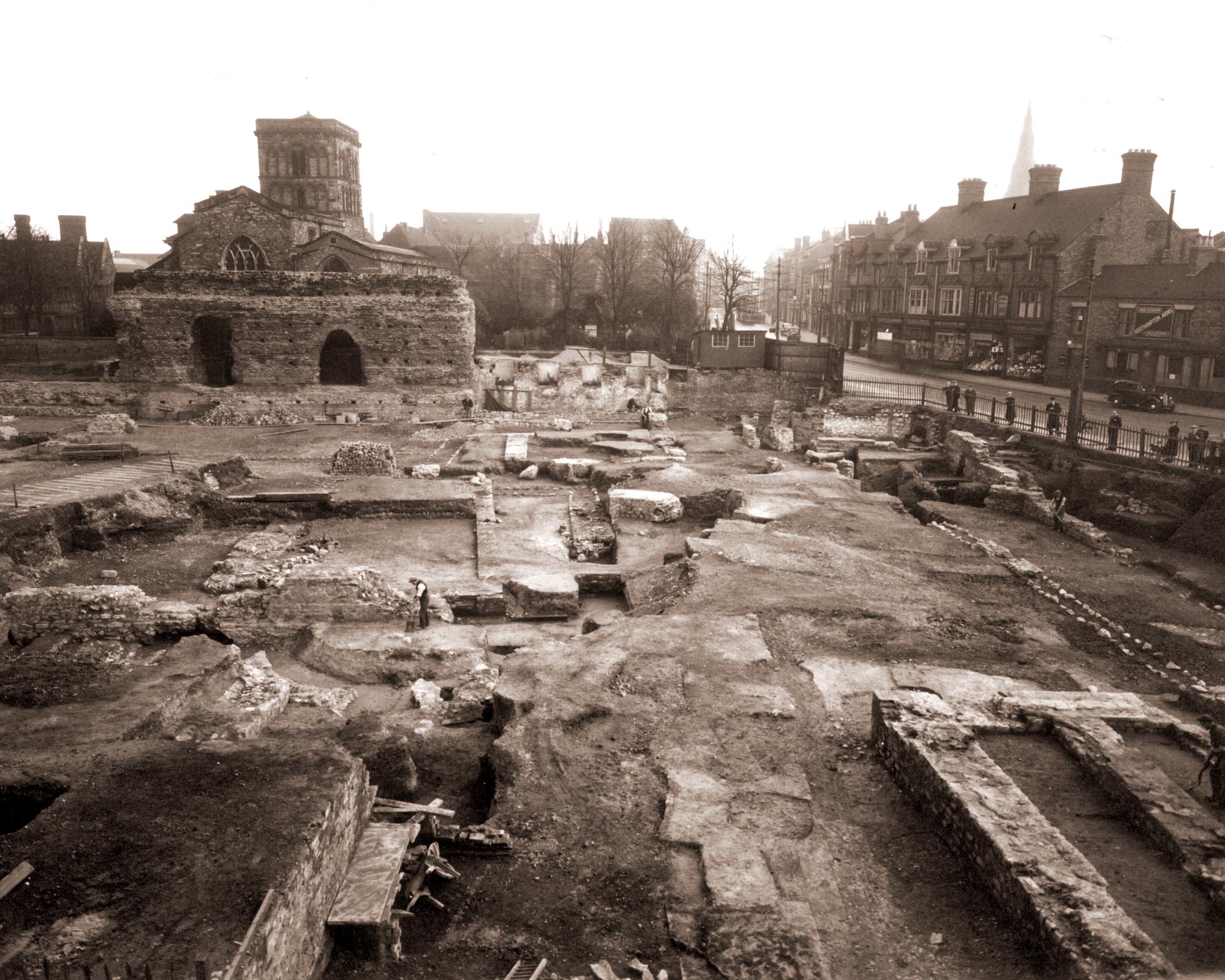 Kathleen Kenyon’s excavation of Jewry Wall, 1936-39 -