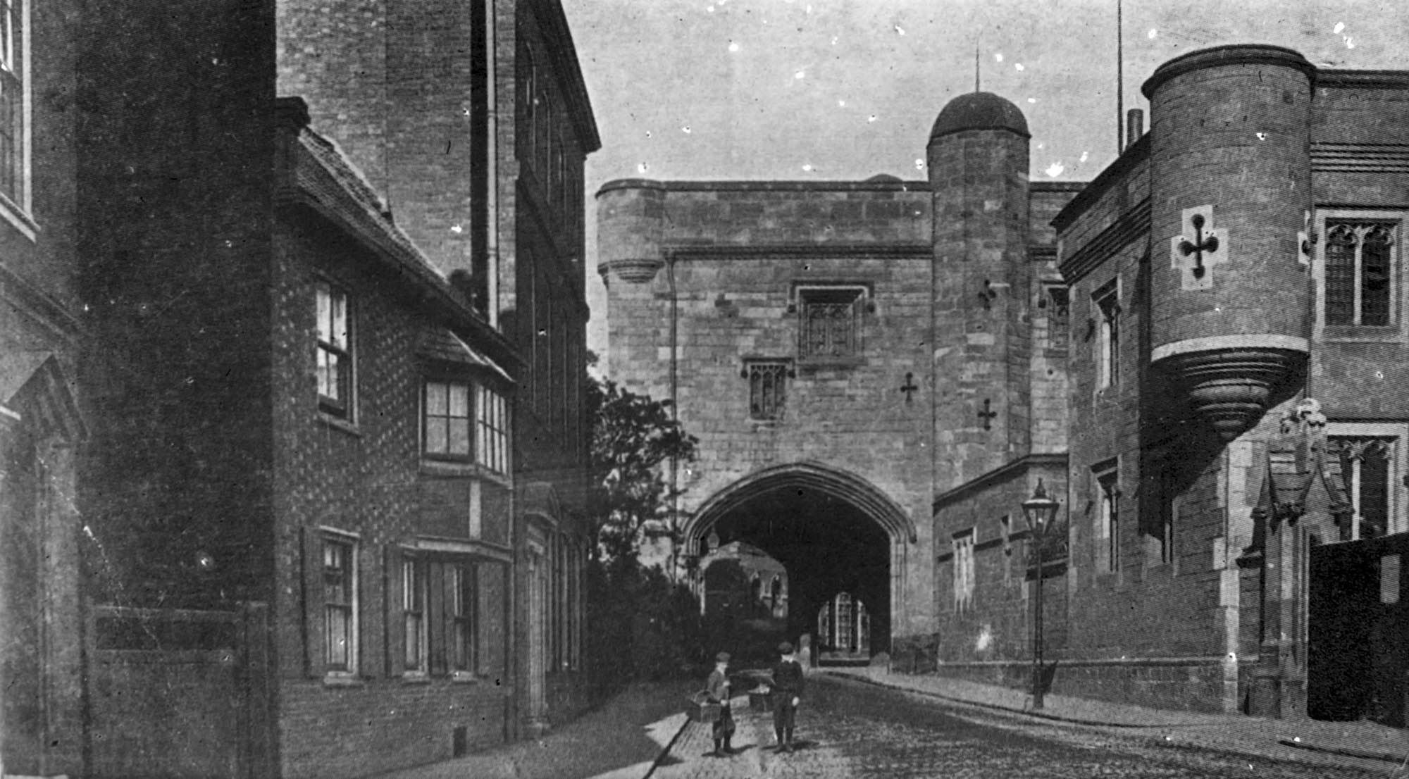 The Regimental military complex in the Newarke area, early 20th century - Leicestershire Record Office