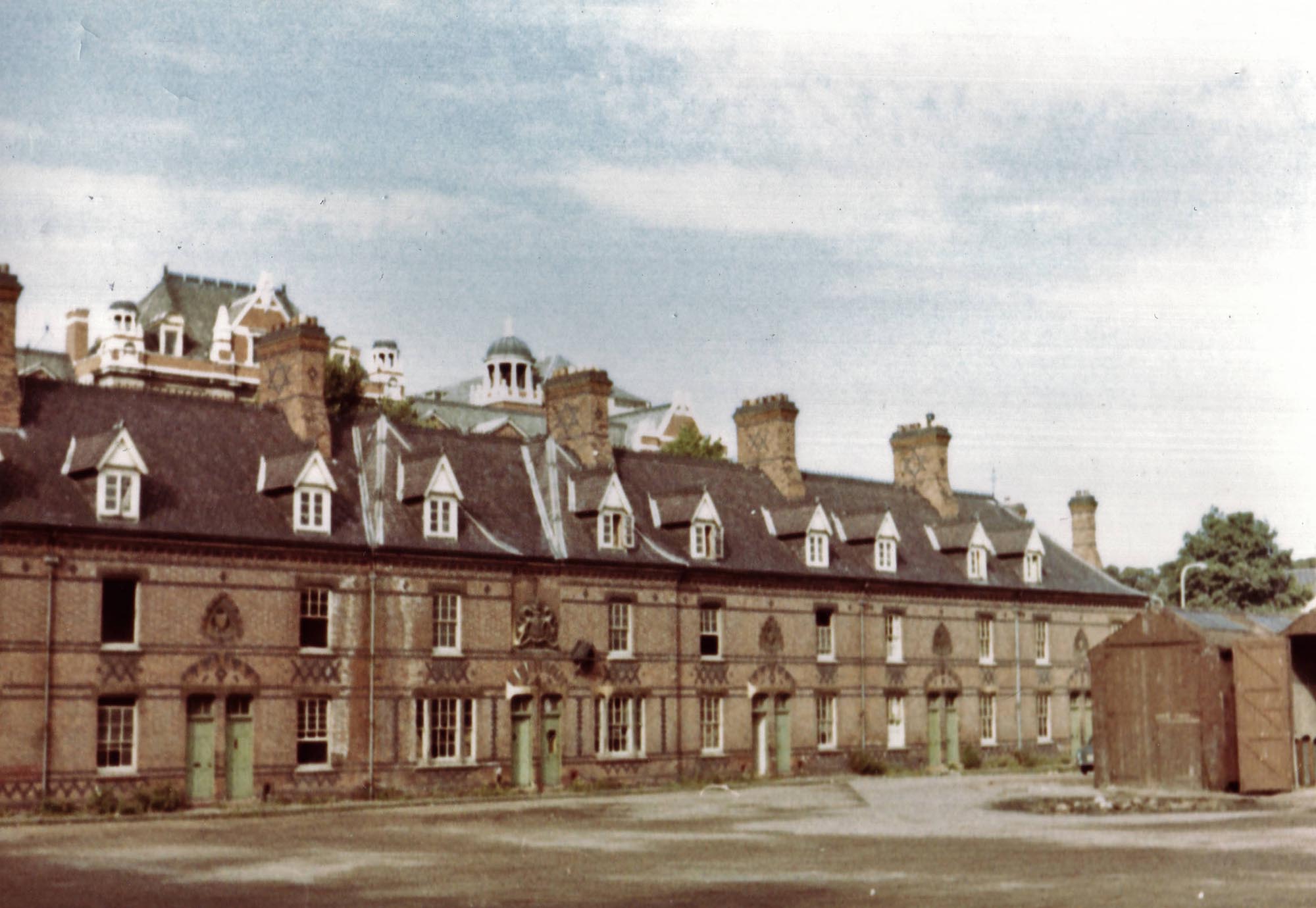 Photograph of Militia House in Magazine Square at the Newarke - Dennis Calow, from the University of Leicester Special Collections Online