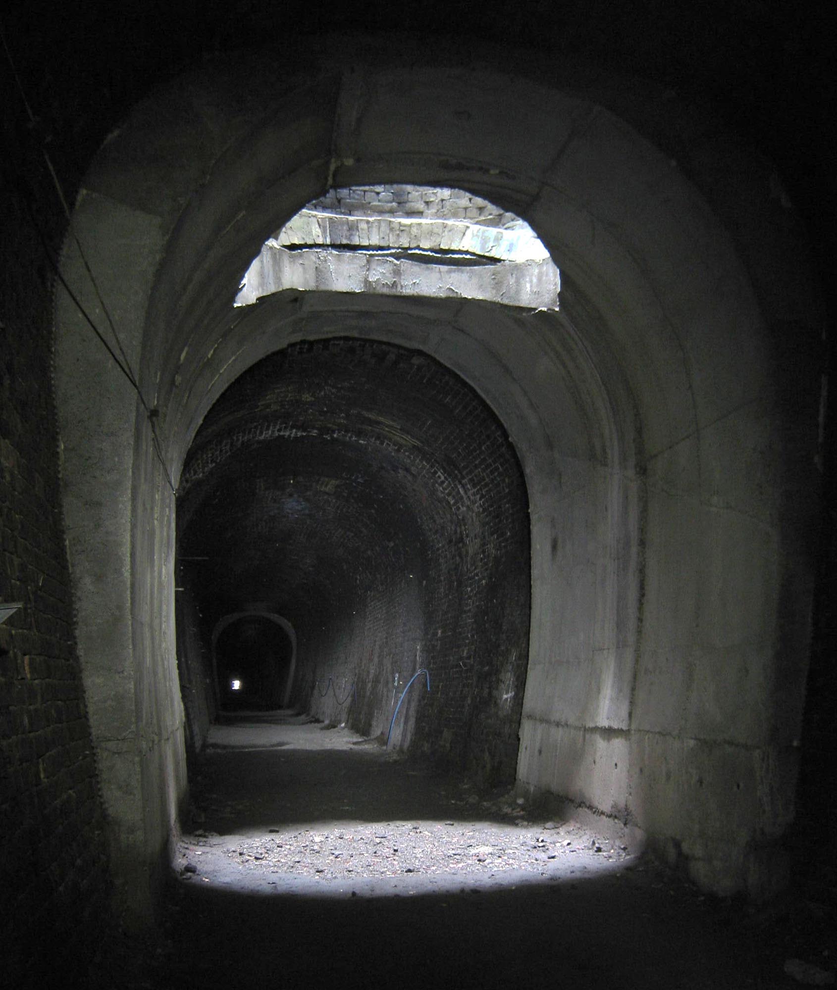 Tunnel interior, excavation shaft 2015 - Keith Rose, Scottish Borders
