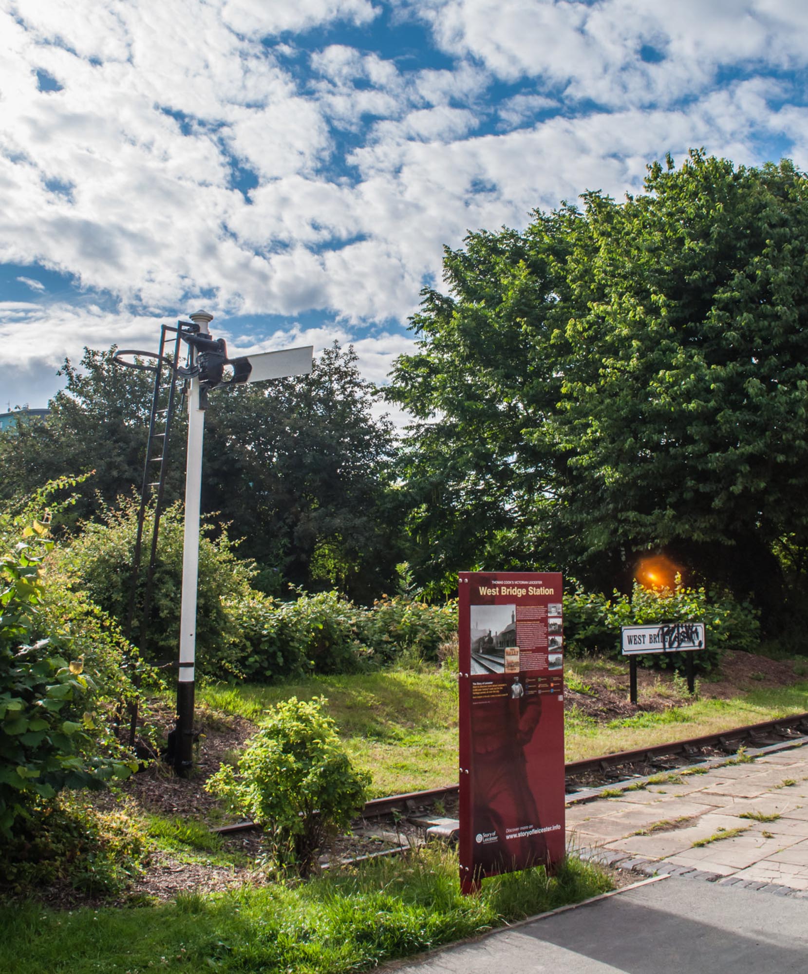 What can be seen of the Station today in The Rally Park - 