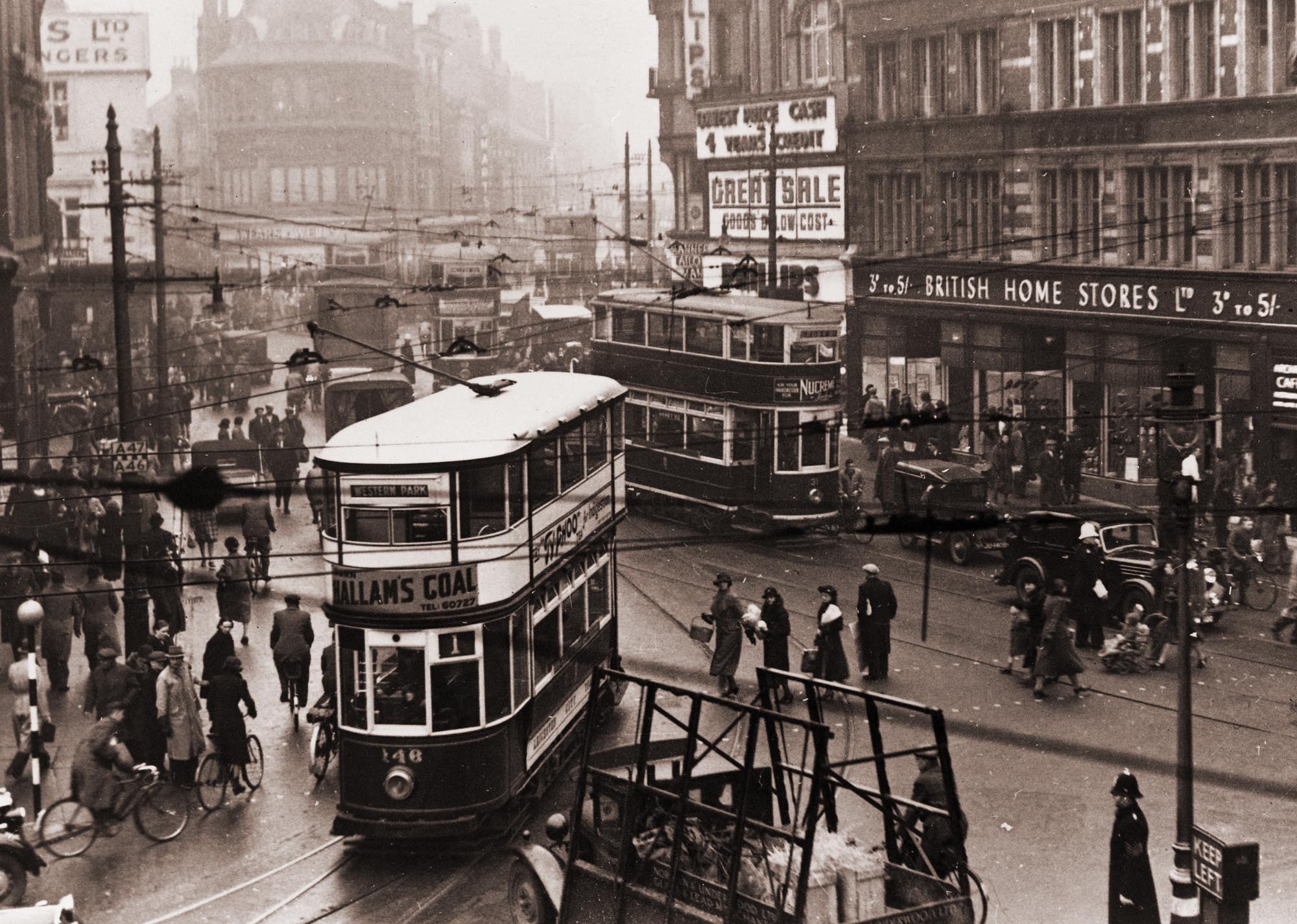 Unknown Leicester Street scene