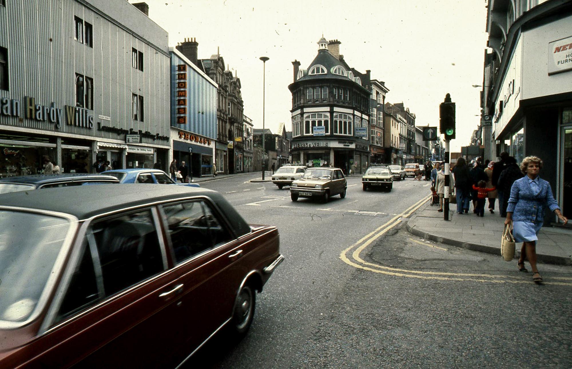High Street in 1978 -