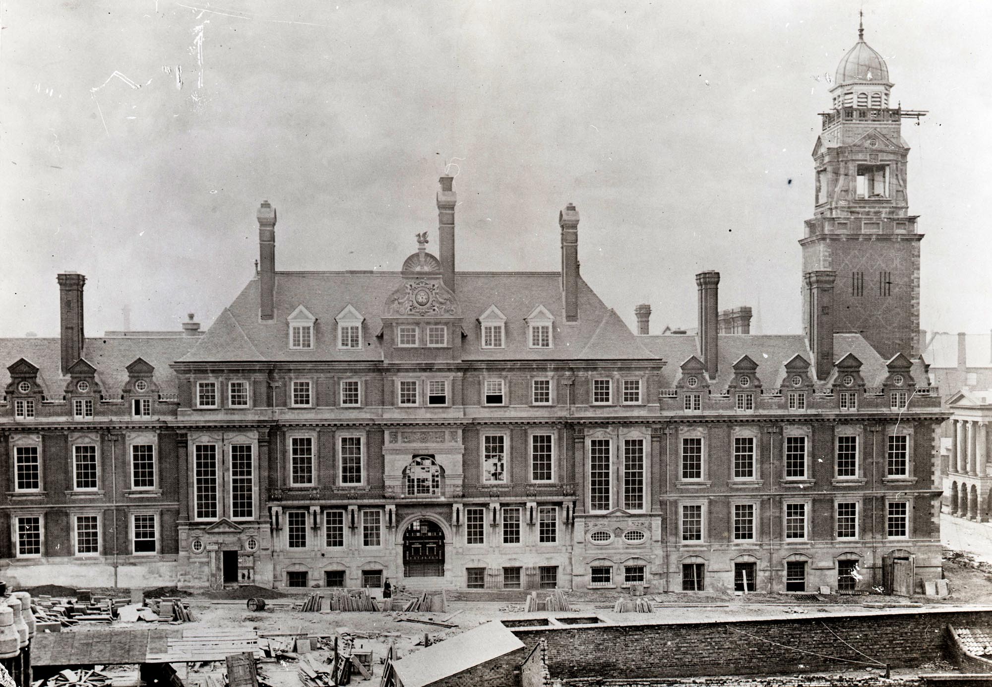 The Town Hall under construction, 1876 -
