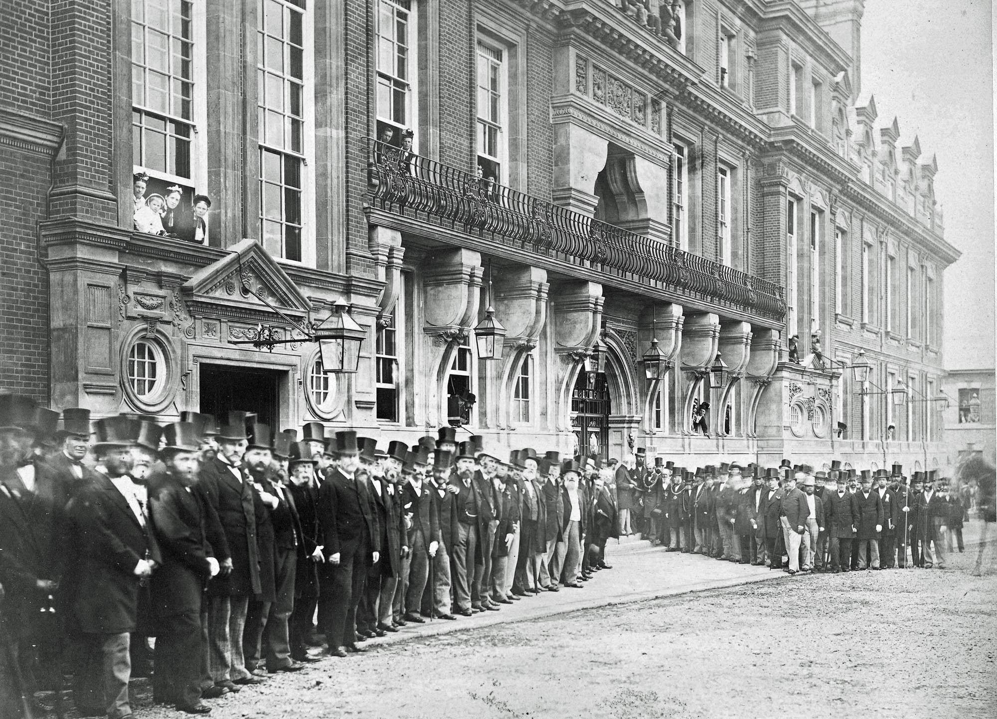 Town hall opening