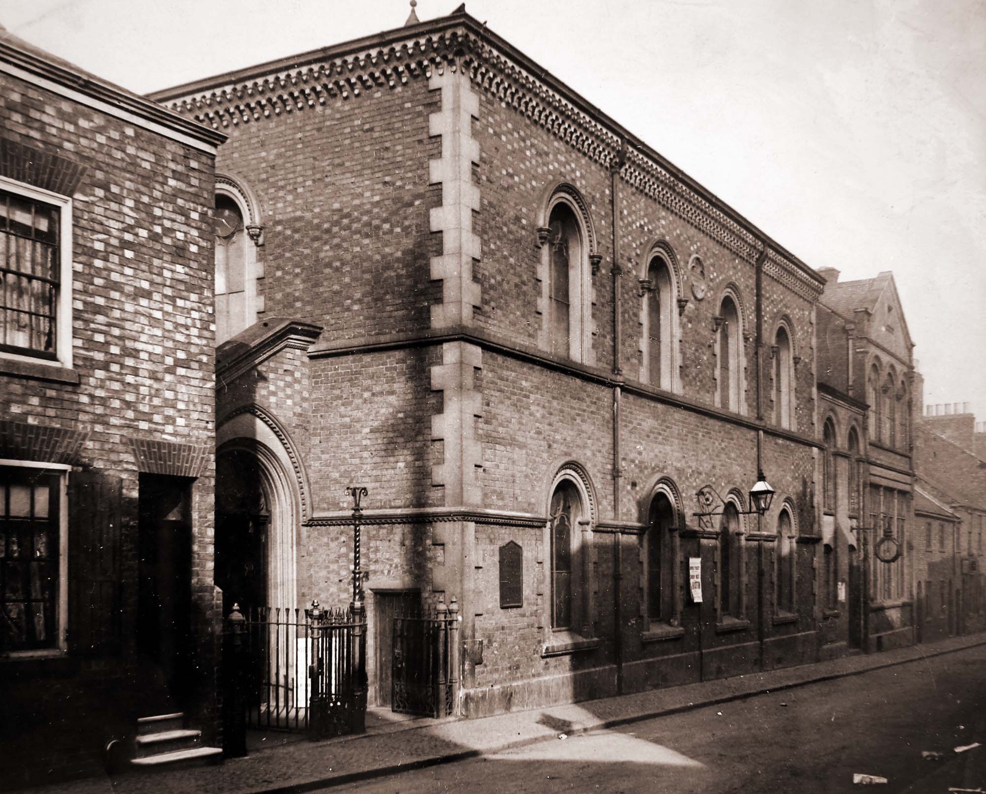Dover Street Baptist Chapel c.1900 - Leicestershire Record Office