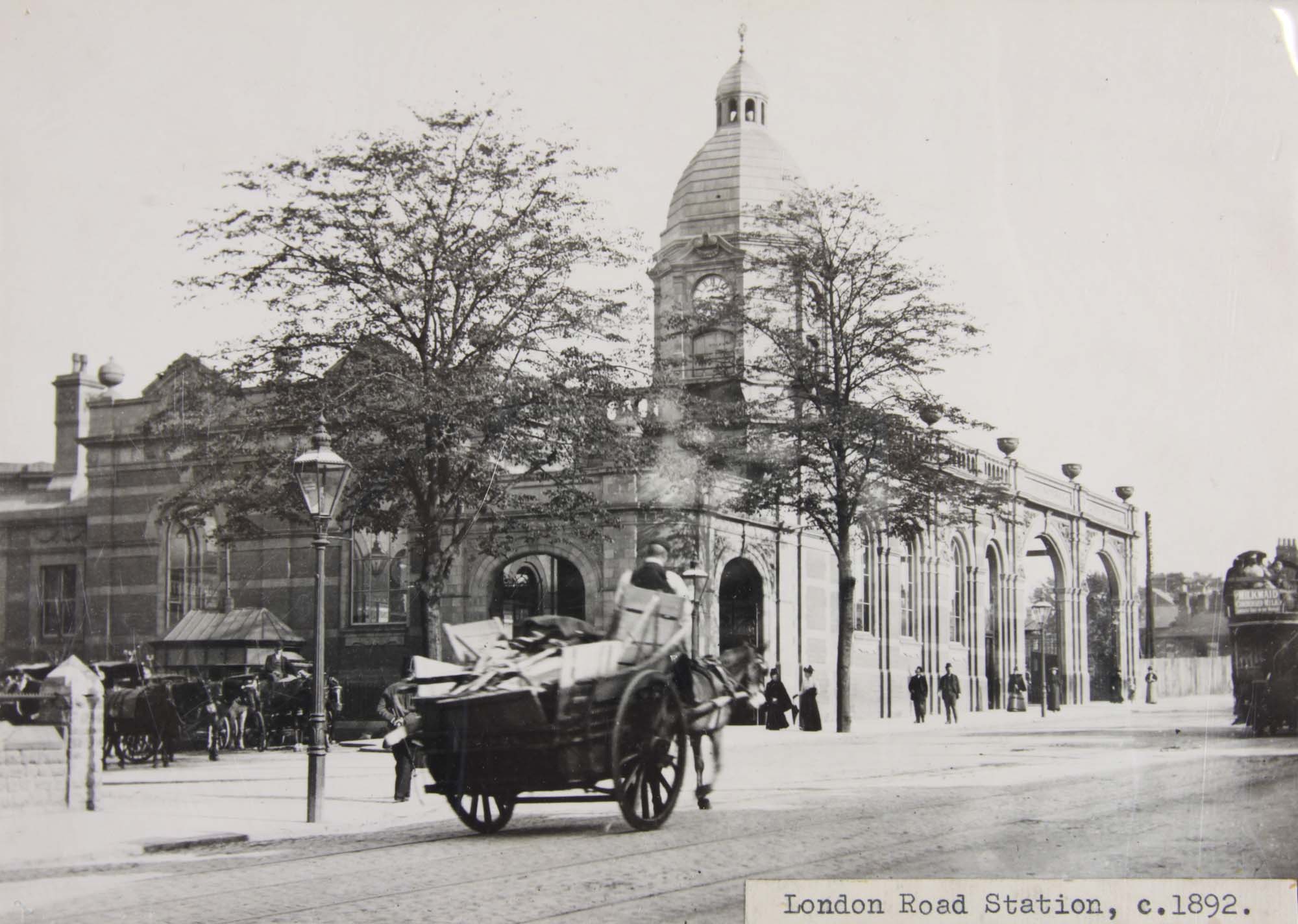 London Road Station, 1892 - Leicestershire Record Office