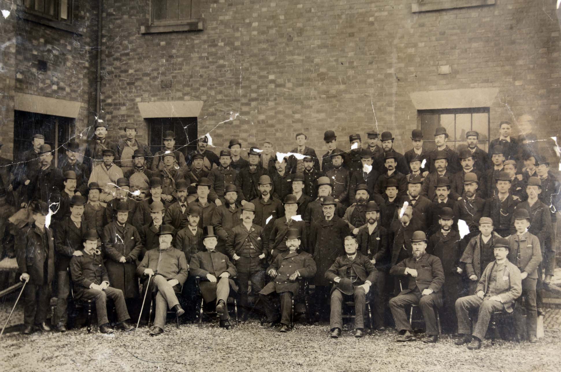Midland Railway Staff c.1880s - Leicestershire Record Office