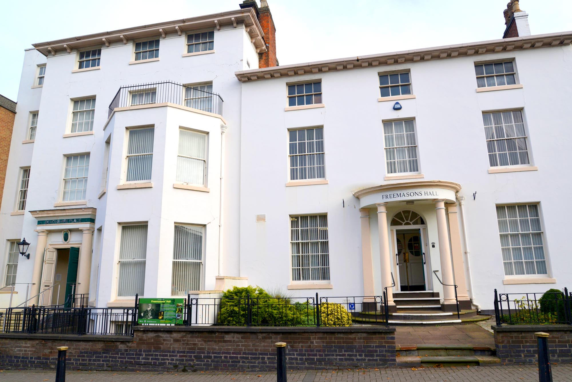 The Edwardian Freemasons' Hall on London Road -