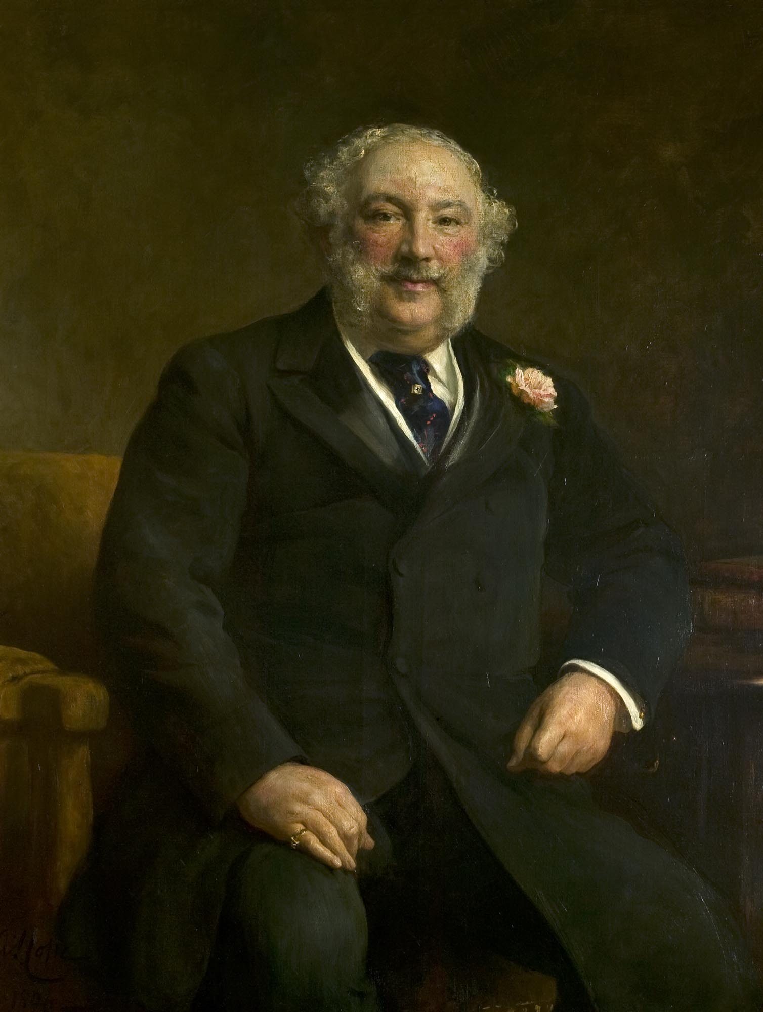 Sir Israel Hart, by Arthur Stockdale Cope 1896 -