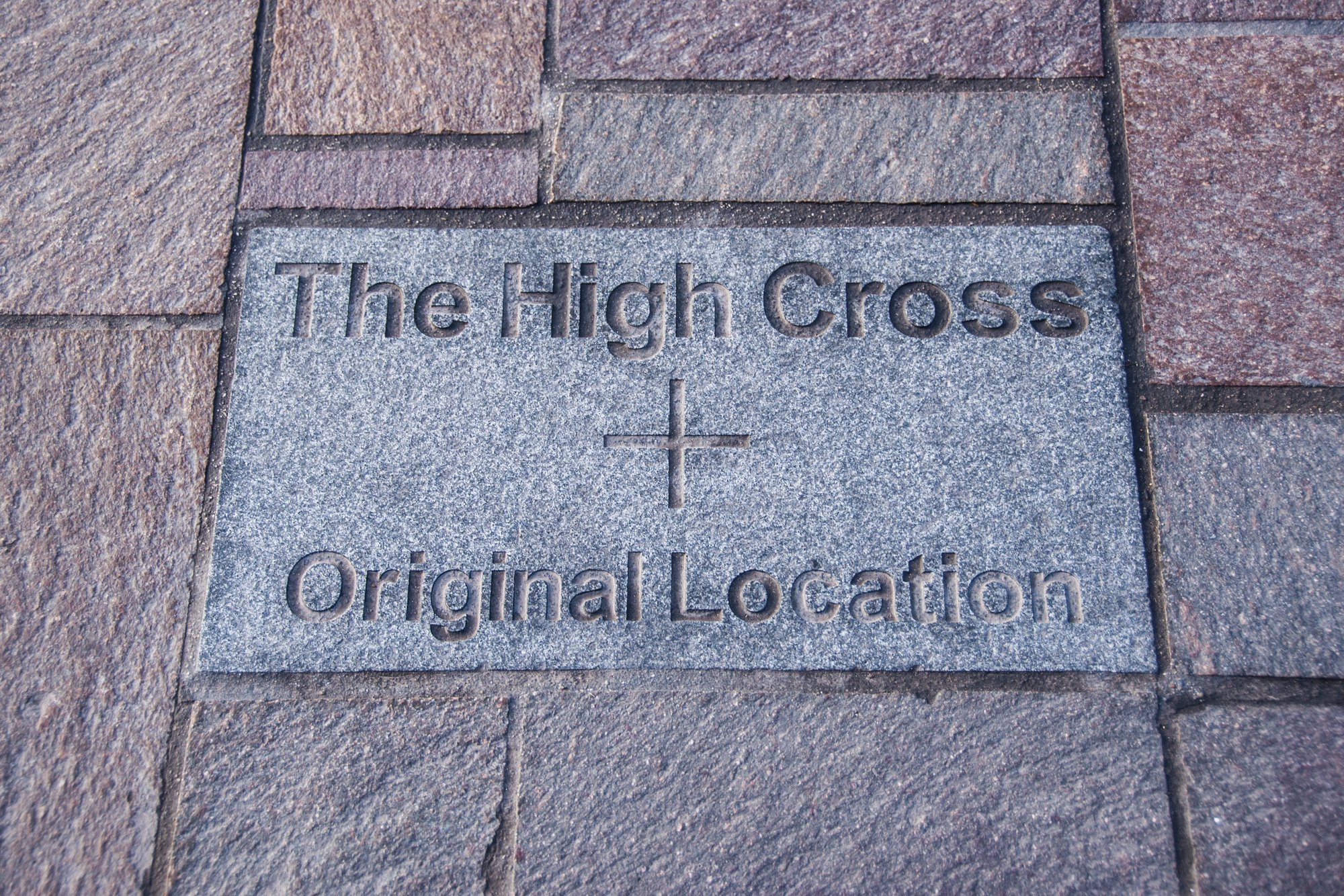High cross stone