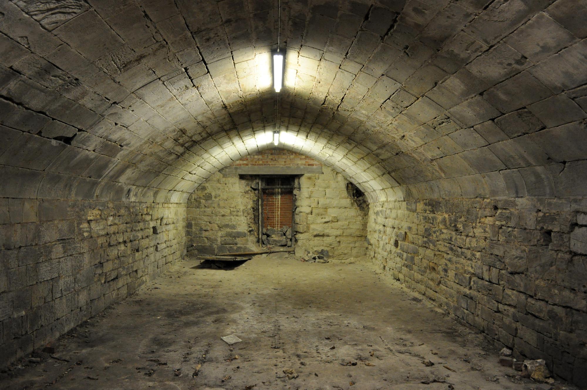 The vaulted undercroft next to the Great Hall, known as John of Gaunt’s cellar - 