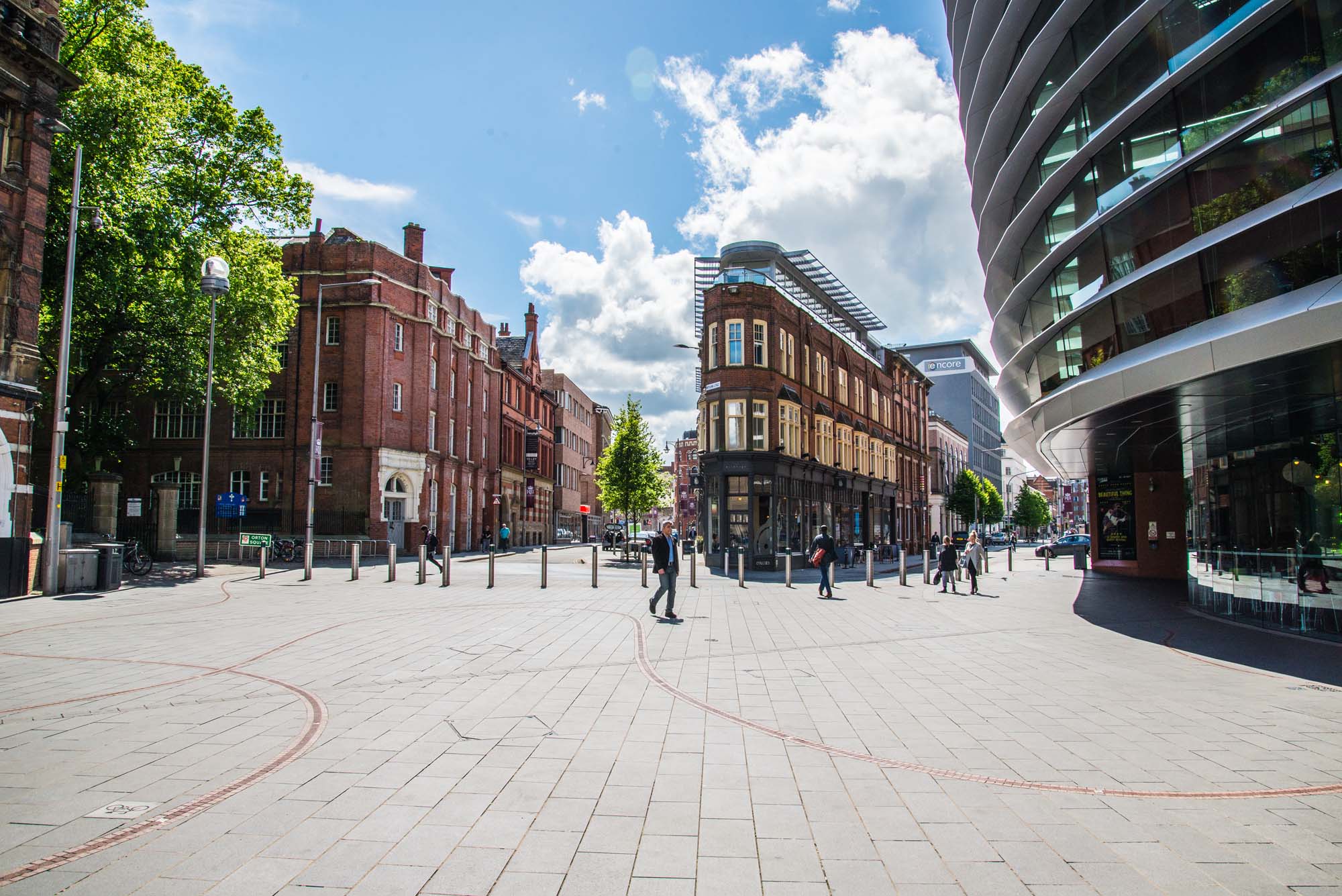 Curve, right, sits at the heart of the Cultural Quarter -
