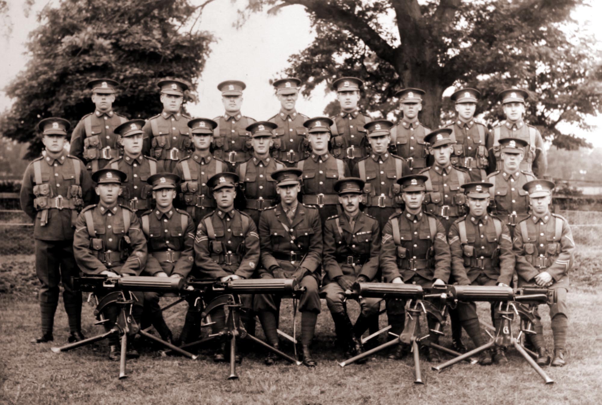 Leicester Regiment Soldiers, 1931 - Leicestershire Record Office