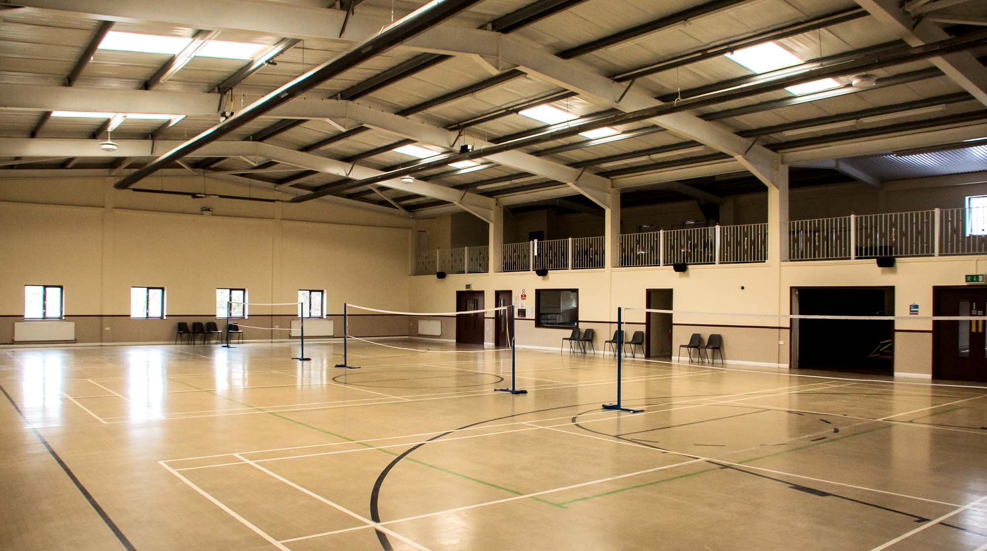 The Central Mosque complex has various facilities including a sport hall -