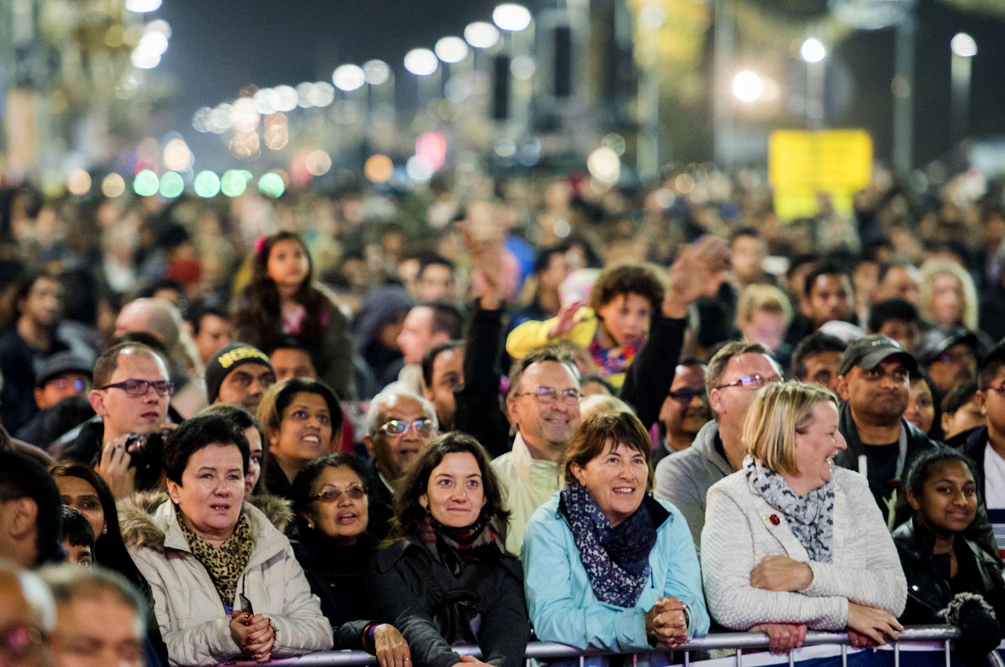 Today Leicester’s Diwali Lights attract a diverse range of people to Leicester -