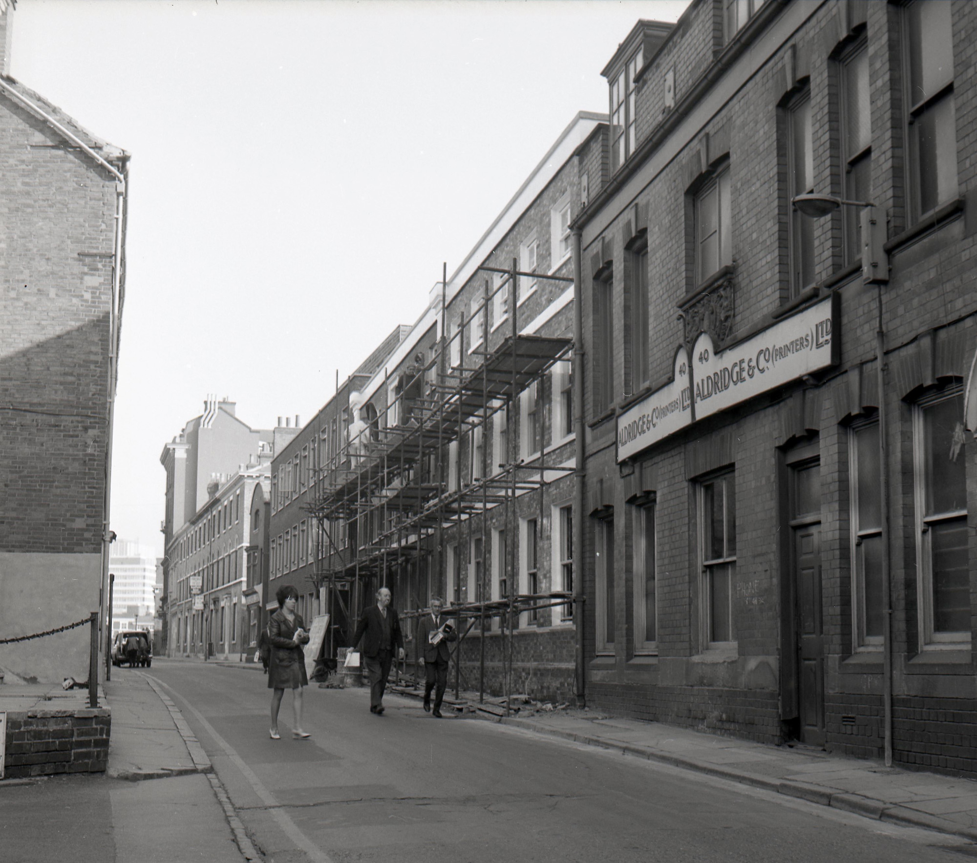 The Turkish Baths at 40 Friar Lane in use as Aldridge & Co. Printers Ltd -