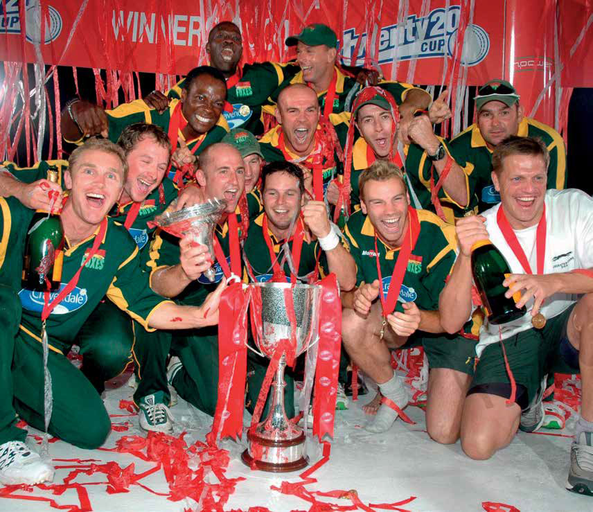 The 2004 Twenty20 cup winning team - Leicestershire County Cricket Club