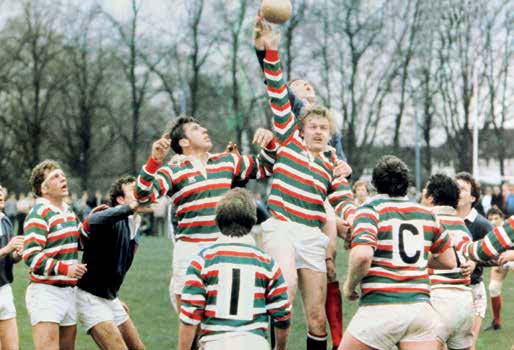 Tigers winning match against London Scottish in April 1981 - Record Office for Leicestershire, Leicester and Rutland / Alistair Brown