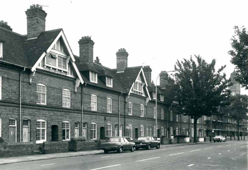 The gas workers’ cottages in the late 1970s or early 1980s - Leicester City Council