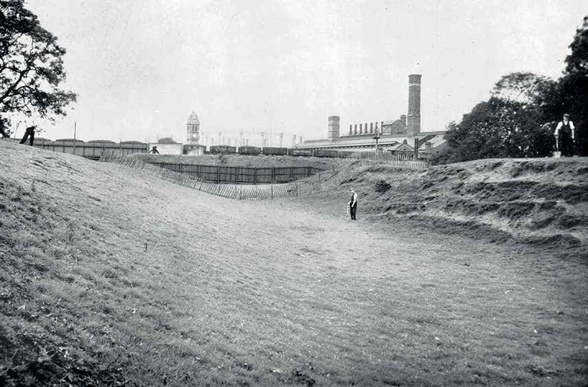 The start of Kathleen Kenyon’s dig on the Raw Dykes in 1938 -