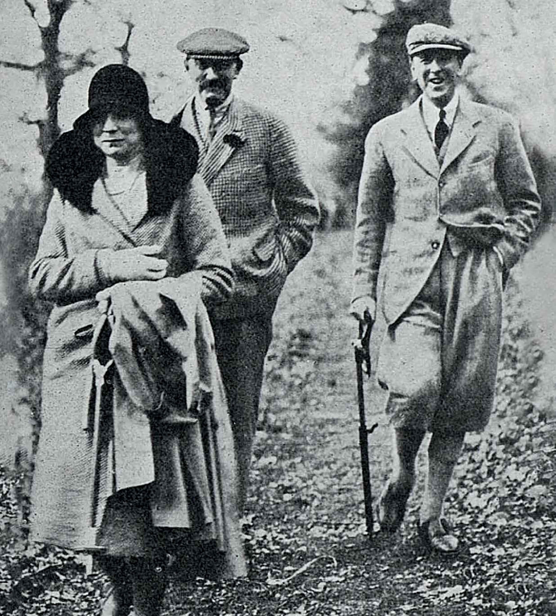 Commander Sir Bolton Eyres-Monsell, GBE, MP and Lady Eyres-Monsell with Colonel Wilfred Ashley, Broadlands, Romsey - The Tatler, 18th December 1929