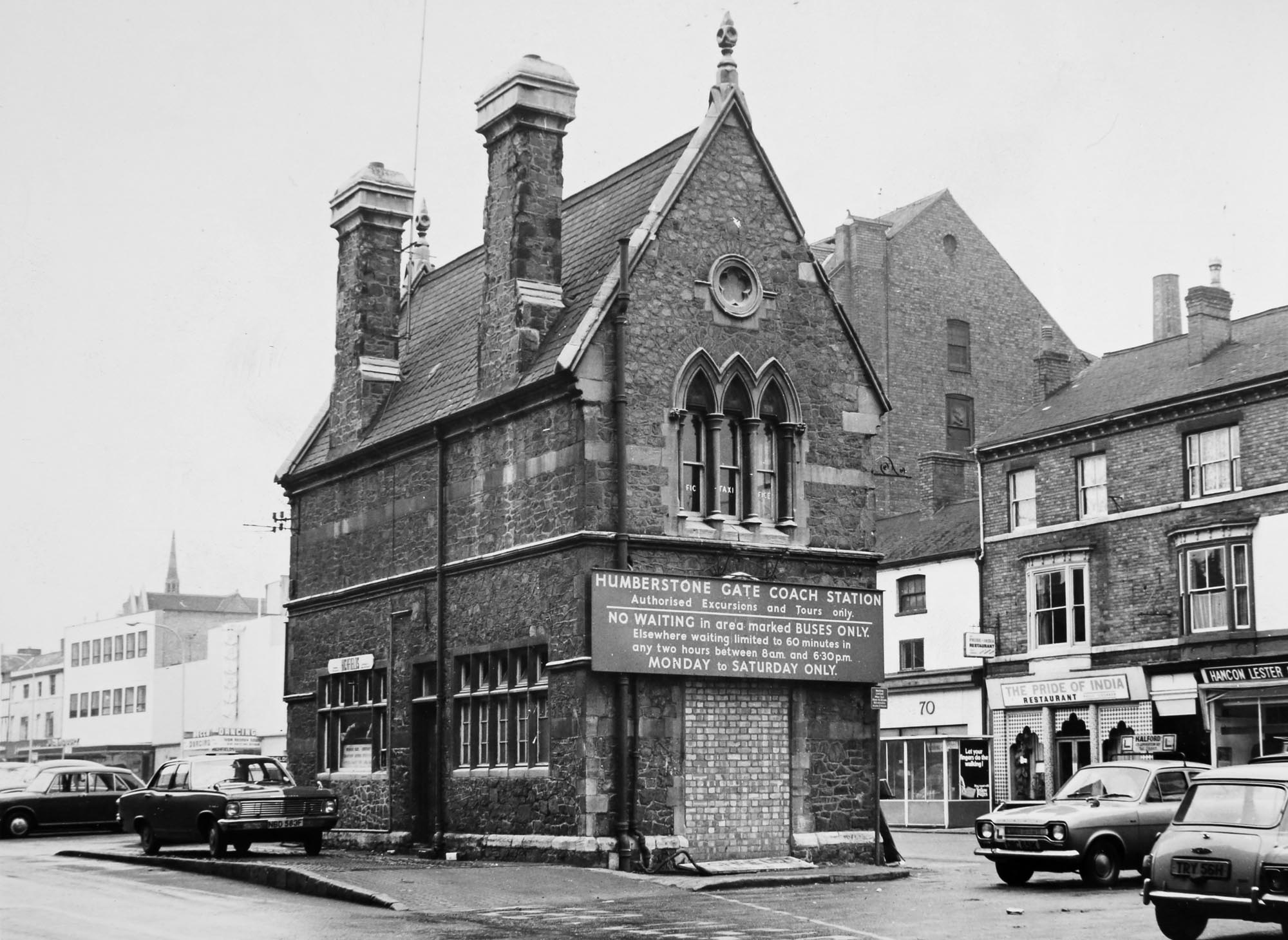 During it’s time as a coach station car park in the 1970s - Leicestershire Record Office