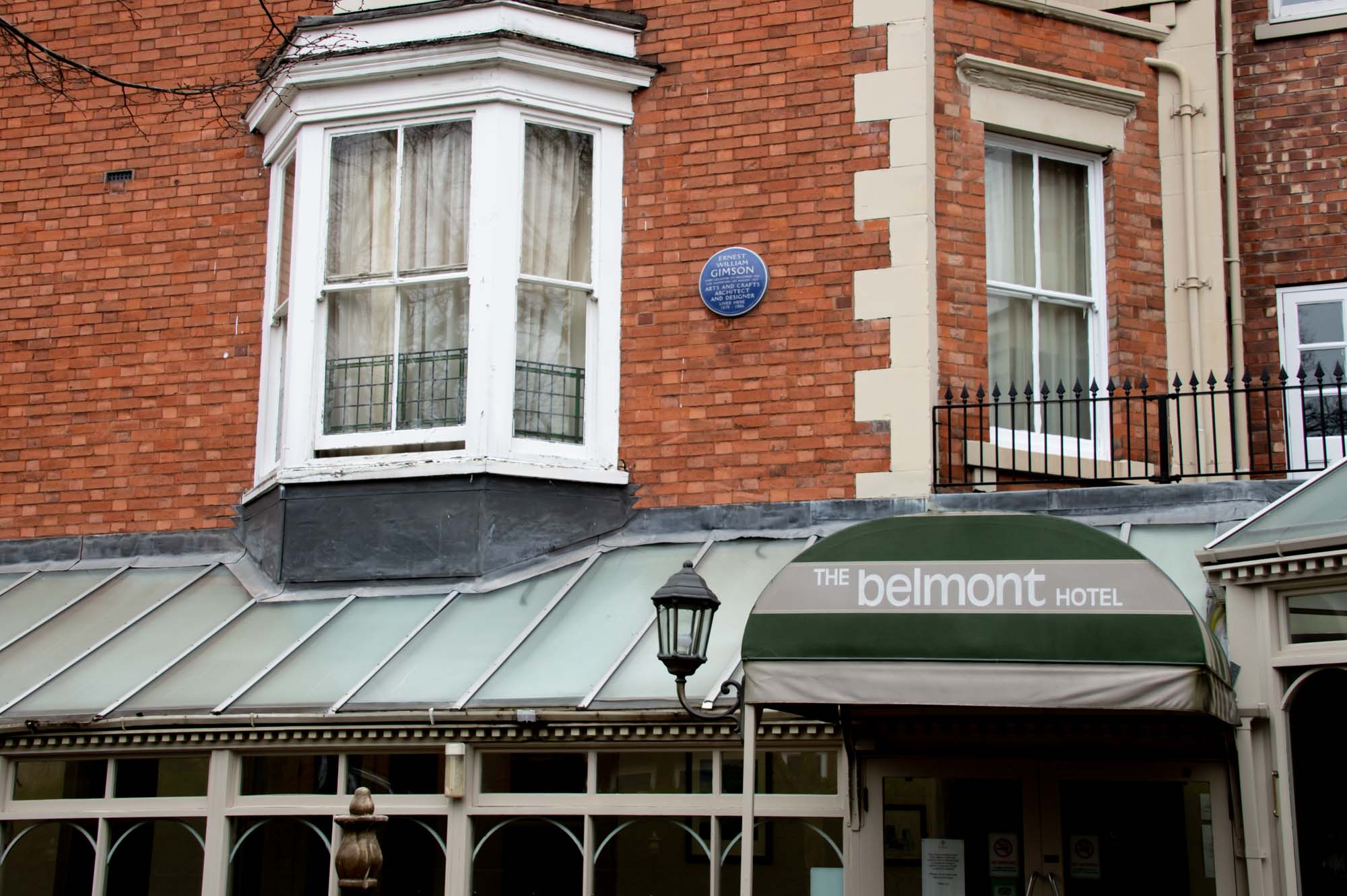 Blue Plaque on 4 Belmont Villas, unveiled 2009 -