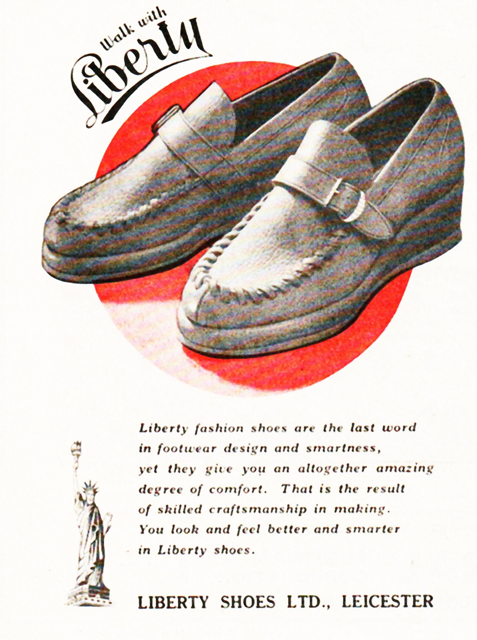 Poster for Lennard Brothers' shoes -