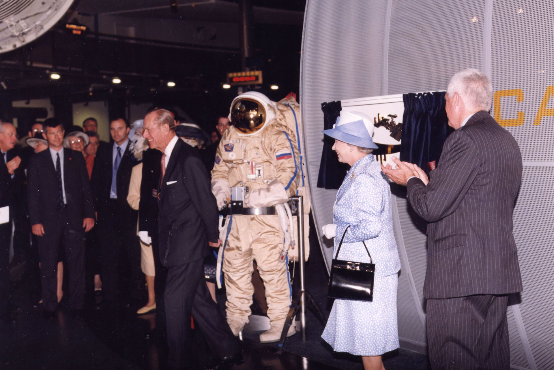The Queen and Prince Philip at The National Space Centre, 2002 - Picture Courtesy of The National Space Centre