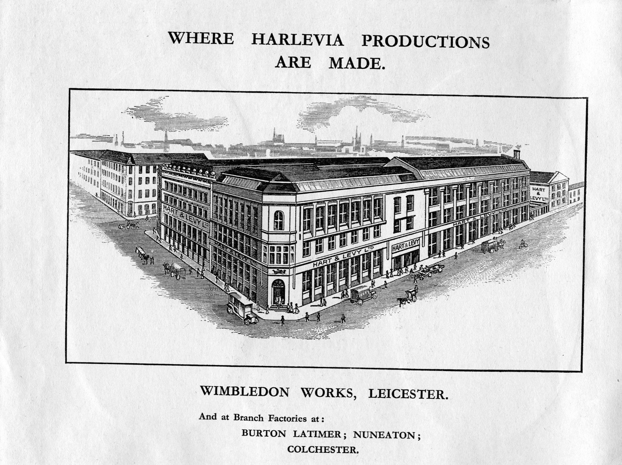 Drawing of Hart & Levy Warehouse, 1931 -
