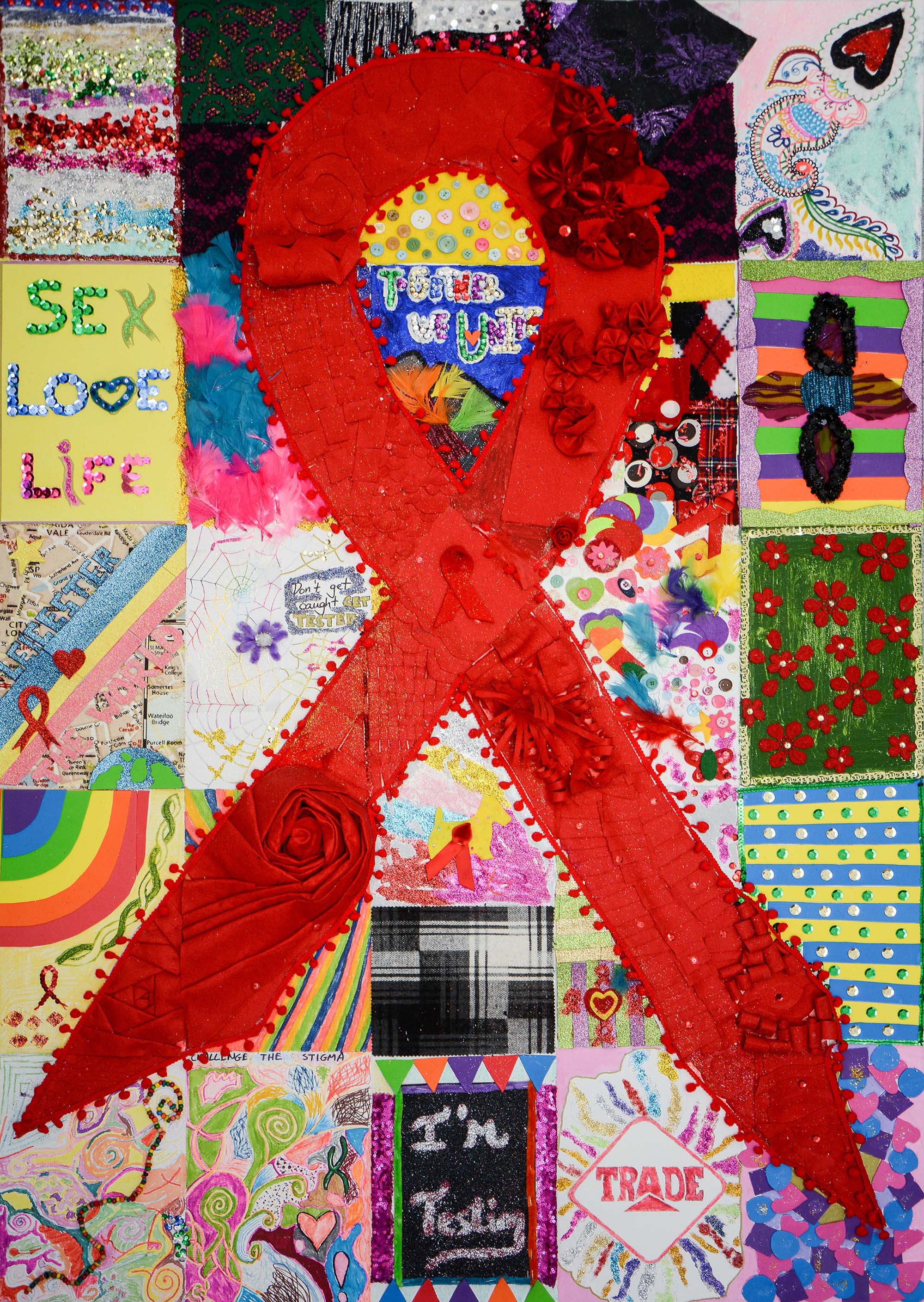 Poster artwork by Trade for World AIDS Day - Trade Sexual Health