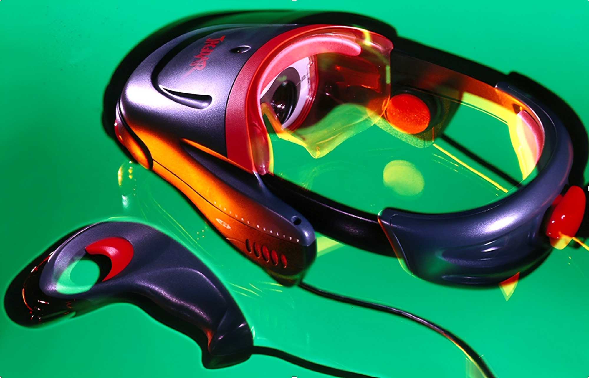 One of the first VR headsets developed - 