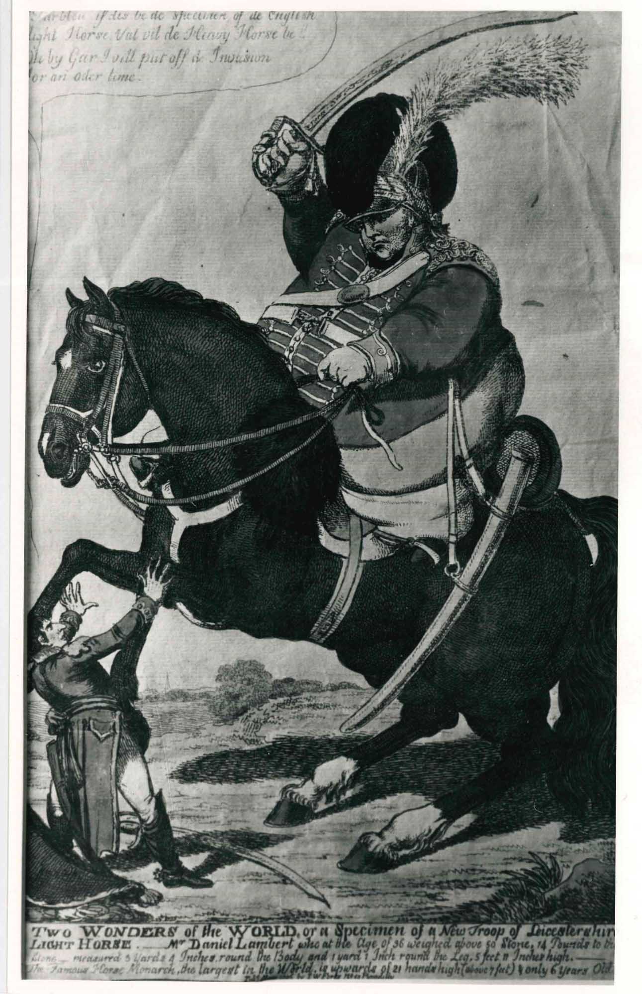 Cartoon on a horse - 