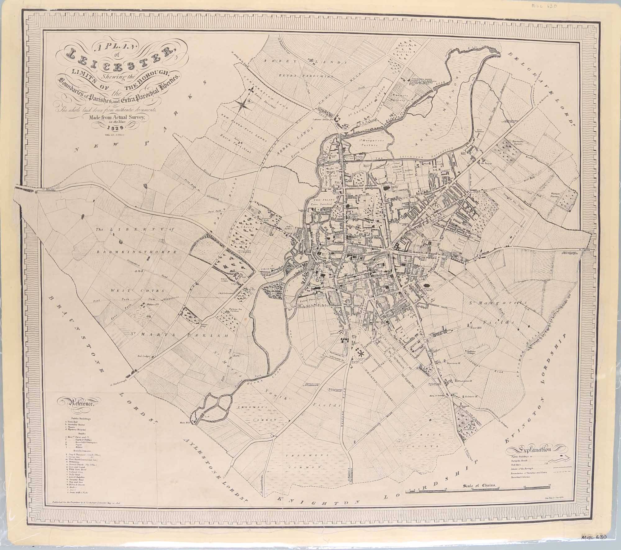 A map of where about the Riot took place - 