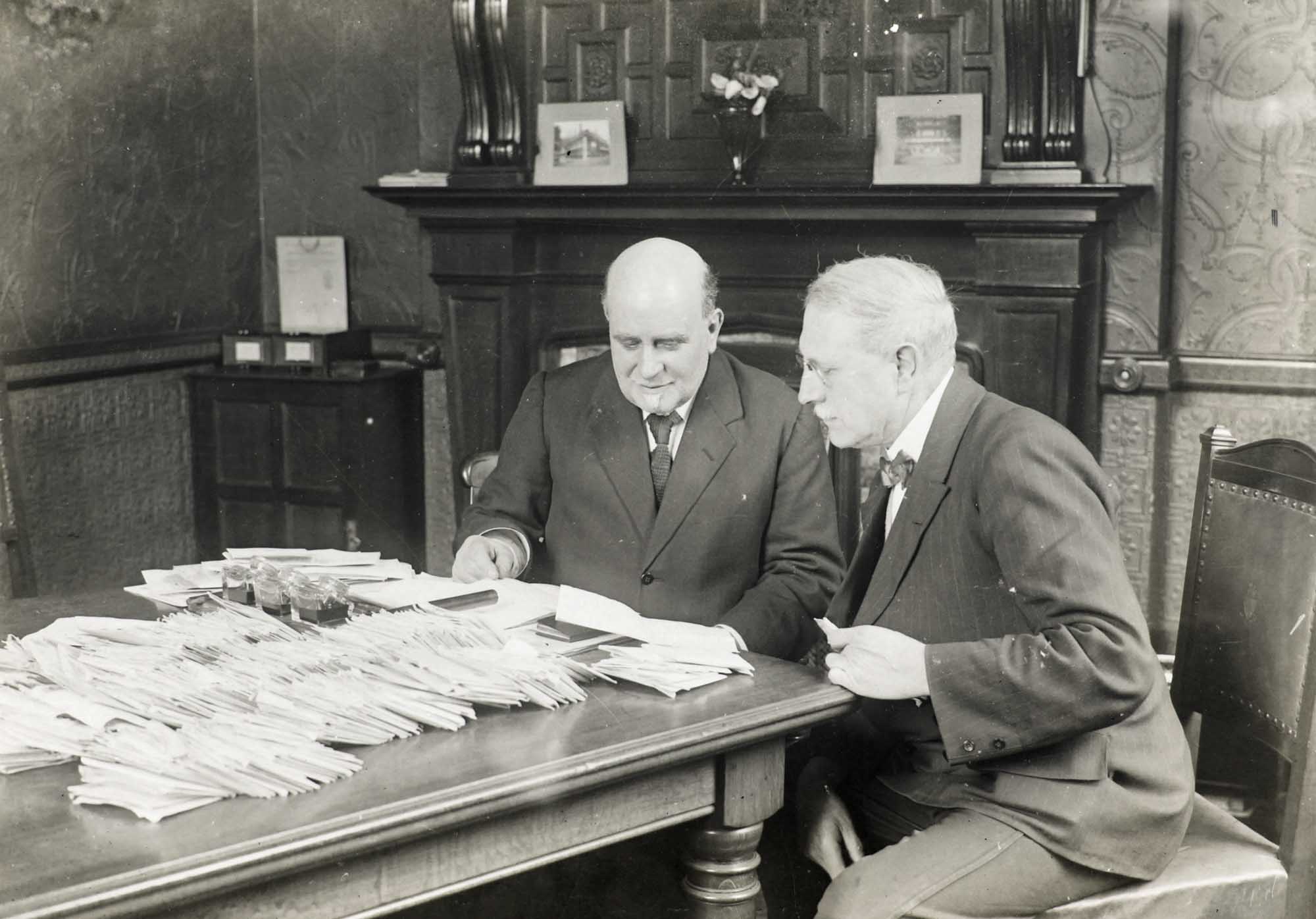 Amos Sherriff during his tenure as Lord Mayor of Leicester, 1922 - 